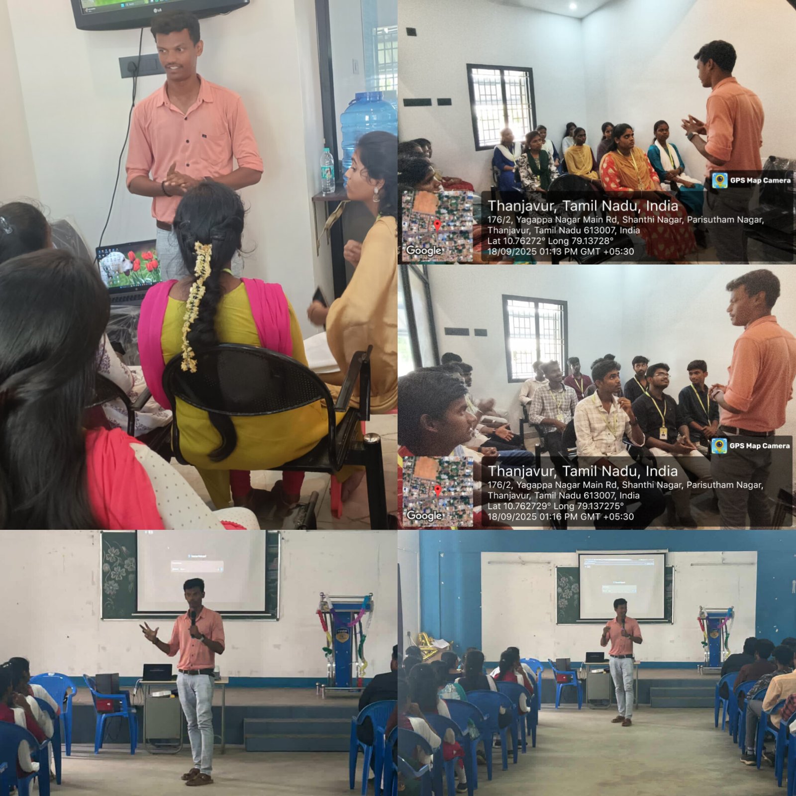 Think2Finish Academy live placement training session in Thanjavur classroom
