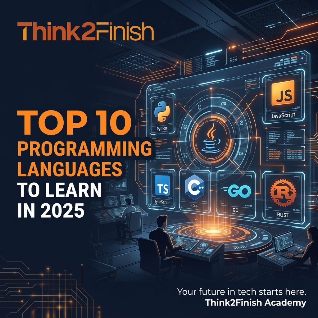 Top 10 Programming Languages to Learn in 2025 for Maximum Career Growth